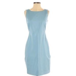 *New* Theory Light Blue Cotton Sheath Dress